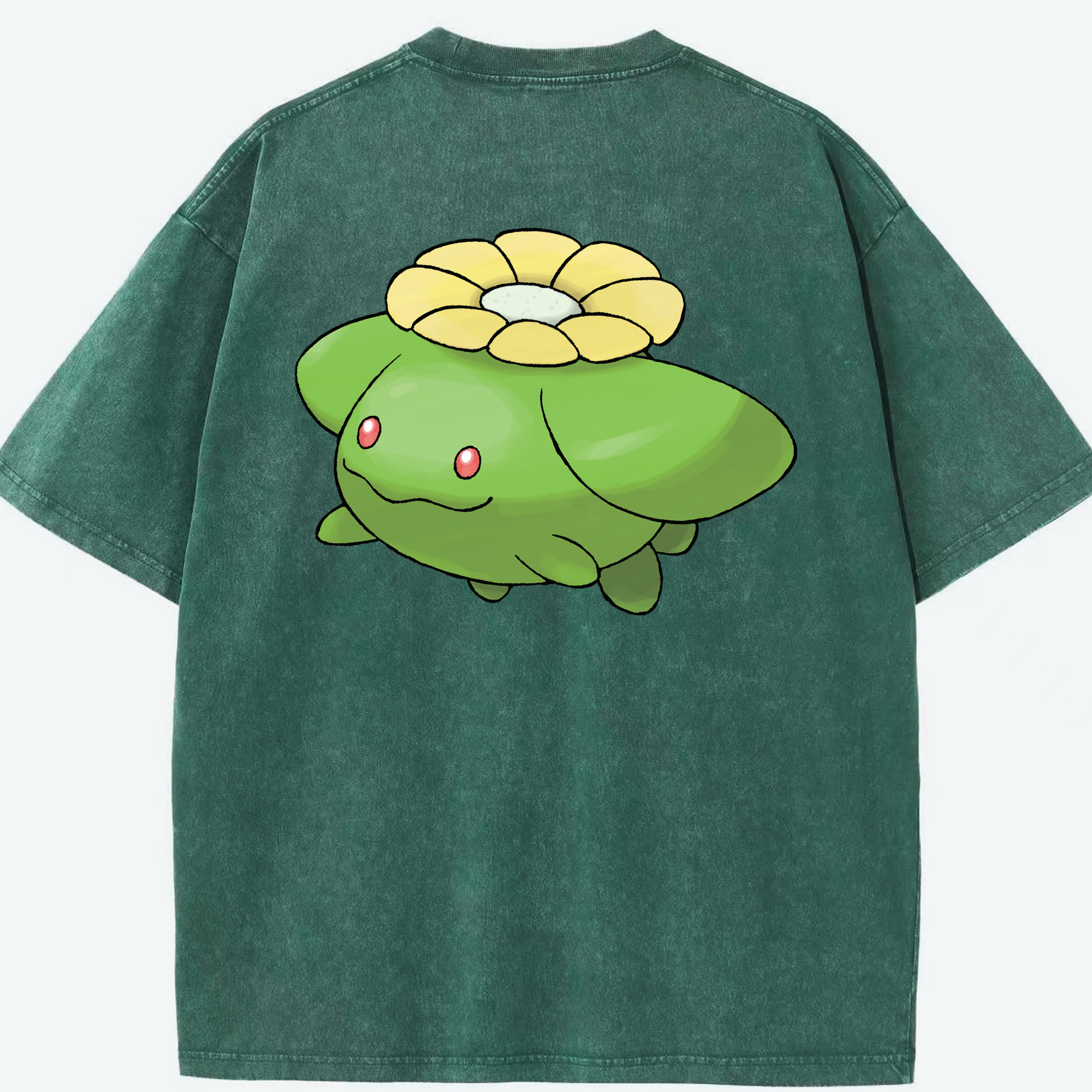 （画像用） ポケットモンスター Pokémon 綿100% ヴィンテージ風 半袖Tシャツ（背面プリント）